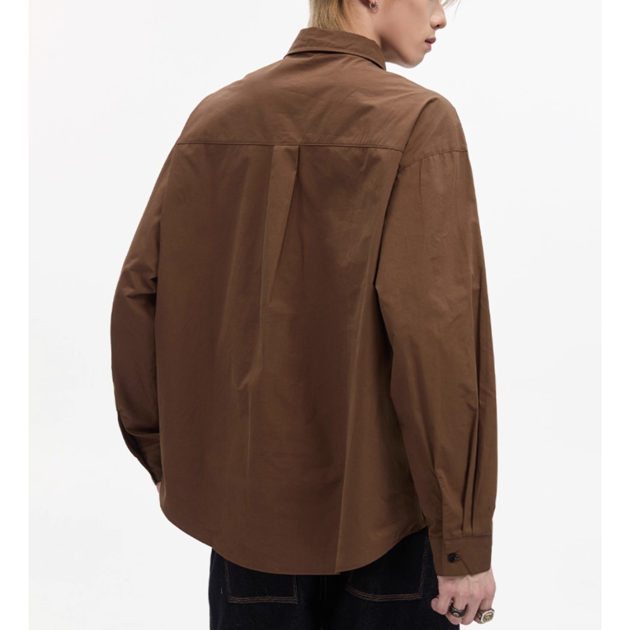 ストレートシルエット ロングスリーブシャツ af0324