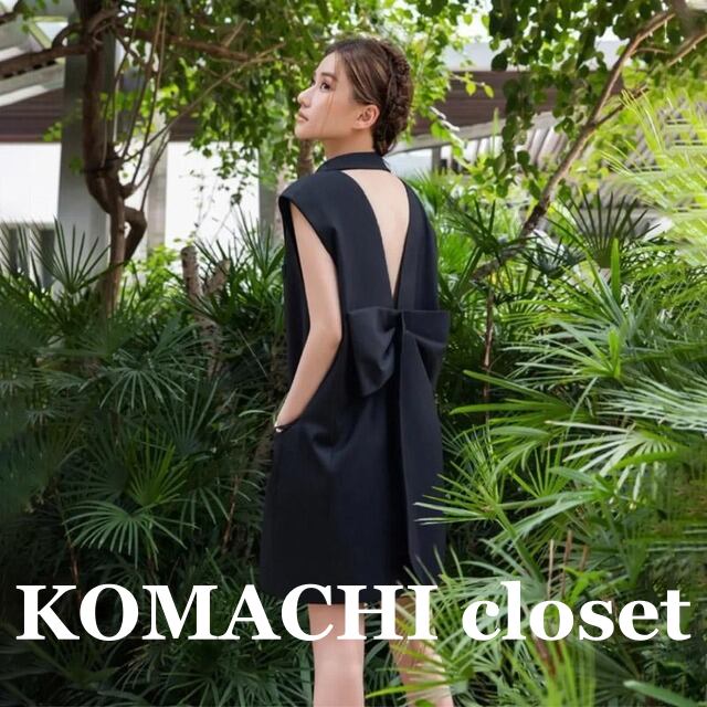 【送料無料】 バックオープン リボン ミドル丈 ワンピース ノースリーブ ジレ ベスト 黒 白 韓国 レディース オルチャン 可愛い シンプル 個性的 大人 かっこいい きれいめ 高級感 高見え おしゃれ お洒落 モテ 女っぽい 大人っぽい 上品 美人 エレガント オトナ女子 大人女子 インスタ映え クール スタイルアップ デート 大人可愛い お出掛け こなれ感 カジュアル きちんと 20代 30代 女子会 トレンド 普段使い デイリー イベント パーティー 結婚式 二次会 着回し ブラック