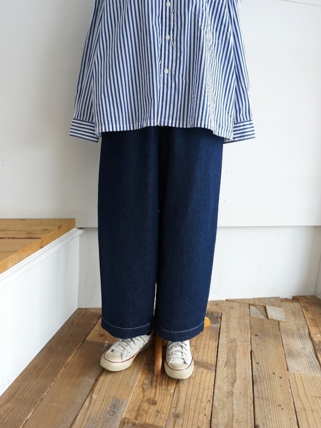NATURAL LAUNDRY ナチュラルランドリー　10ozデニム オーバルパンツ