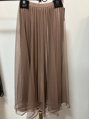 RENAUNT　サテンチュールプリーツスカート　510407-1