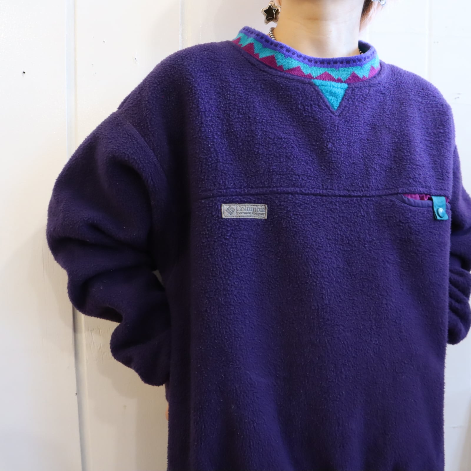 COMOLI(コモリ)18G長袖ニットポロ fade navy (X01-06023） | Pay ID