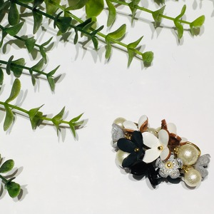 【アウトレット】ライラック(ピンなしタイプ)ブラック6個セット