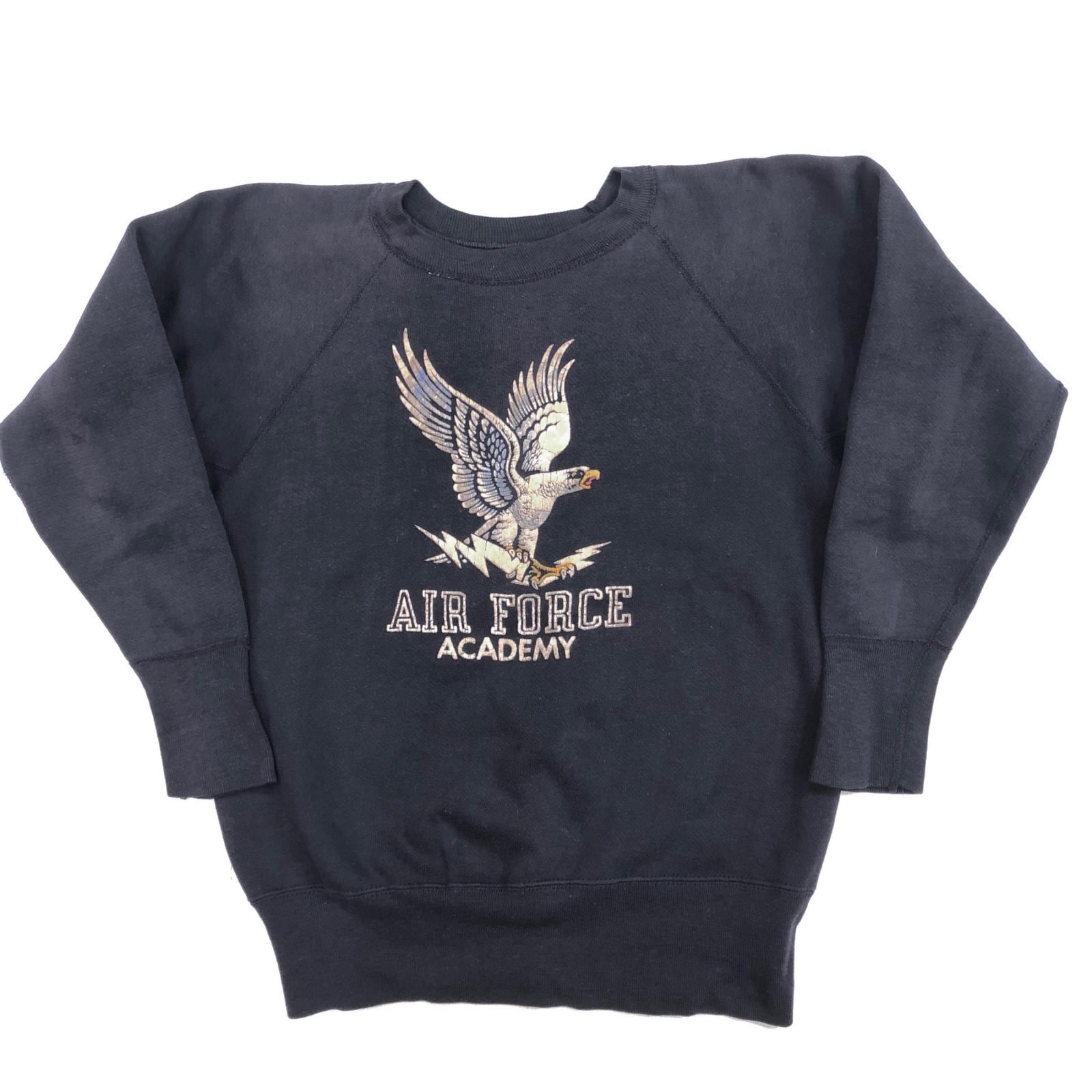 UNKNOWN AIR FORCE ACADEMY USAFA 60年代 ラグランスウェット カラー