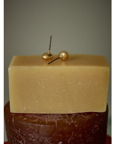 【CHIGNON】[0055-340SH] プチエッグ&チェーン2WAYピアス