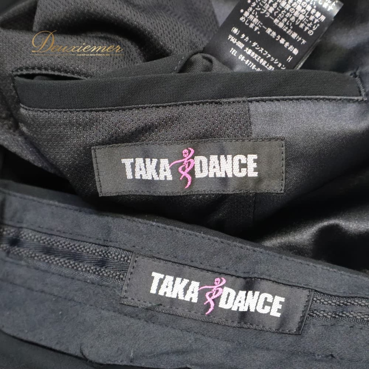 社交ダンス 衣装 TAKA DANCE タカダンス ジャケット スラックス ズボン スタンダード ブラック系 黒 無地 メンズ 男性 ダンス パーティ 発表会 パフォーマンス フォーマル ダンスウェア