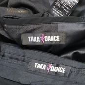社交ダンス 衣装 TAKA DANCE タカダンス ジャケット スラックス ズボン スタンダード ブラック系 黒 無地 メンズ 男性 ダンス パーティ 発表会 パフォーマンス フォーマル ダンスウェア