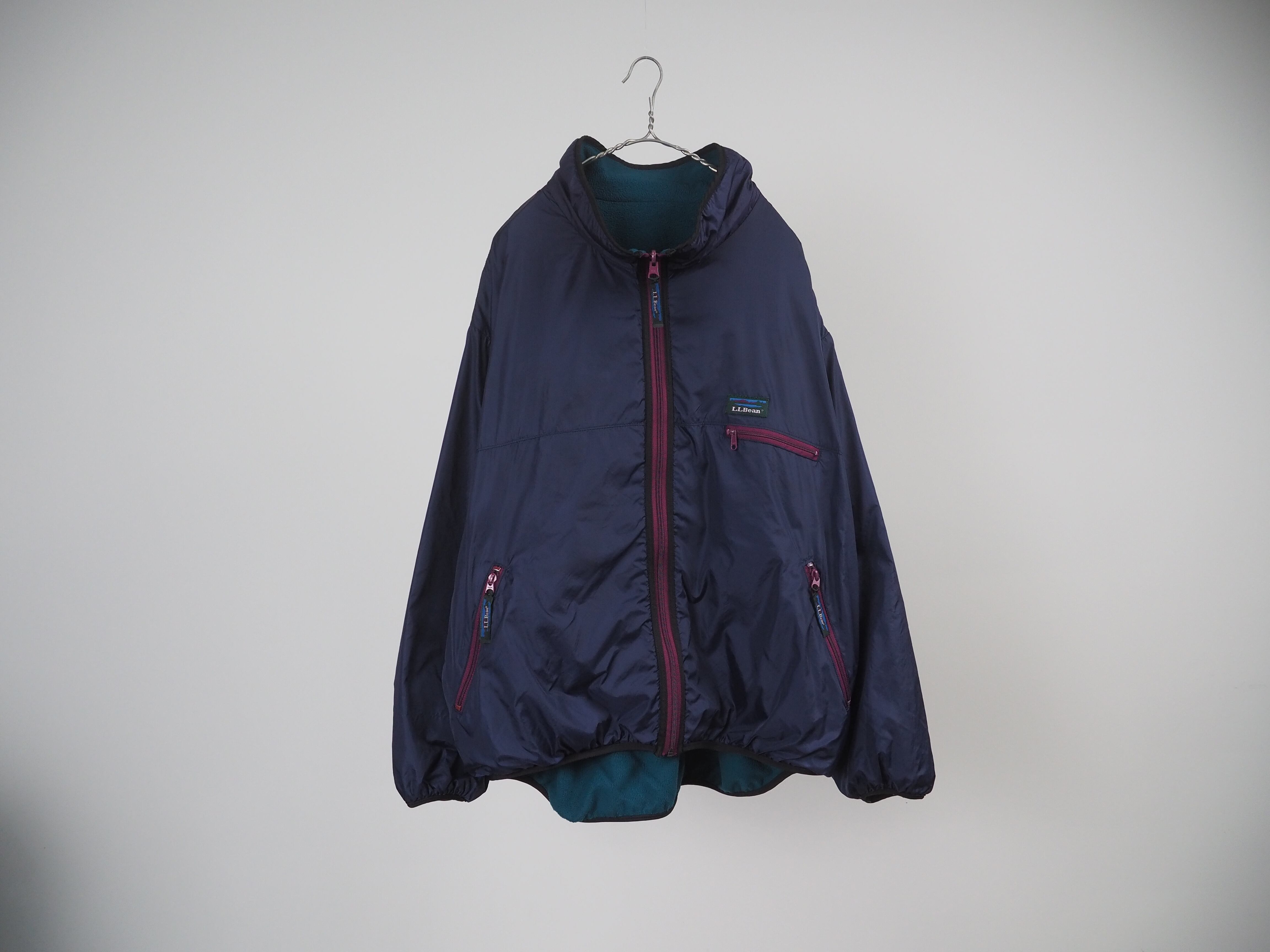 1990’s L.L.Bean Reversible fleece jacket /(fits like)XXL