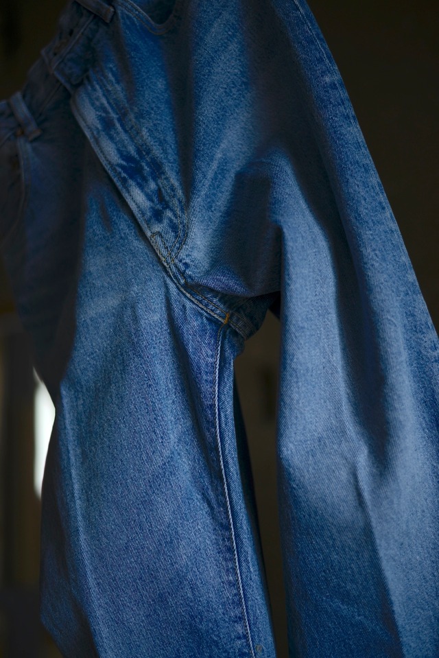 KAPTAIN SUNSHINE  / Skate Shoecut Denim Pants (indigo)