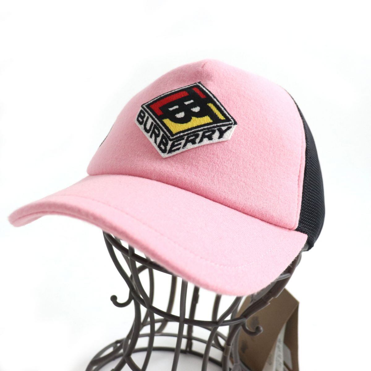 BURBERRY ピンク メッシュキャップ