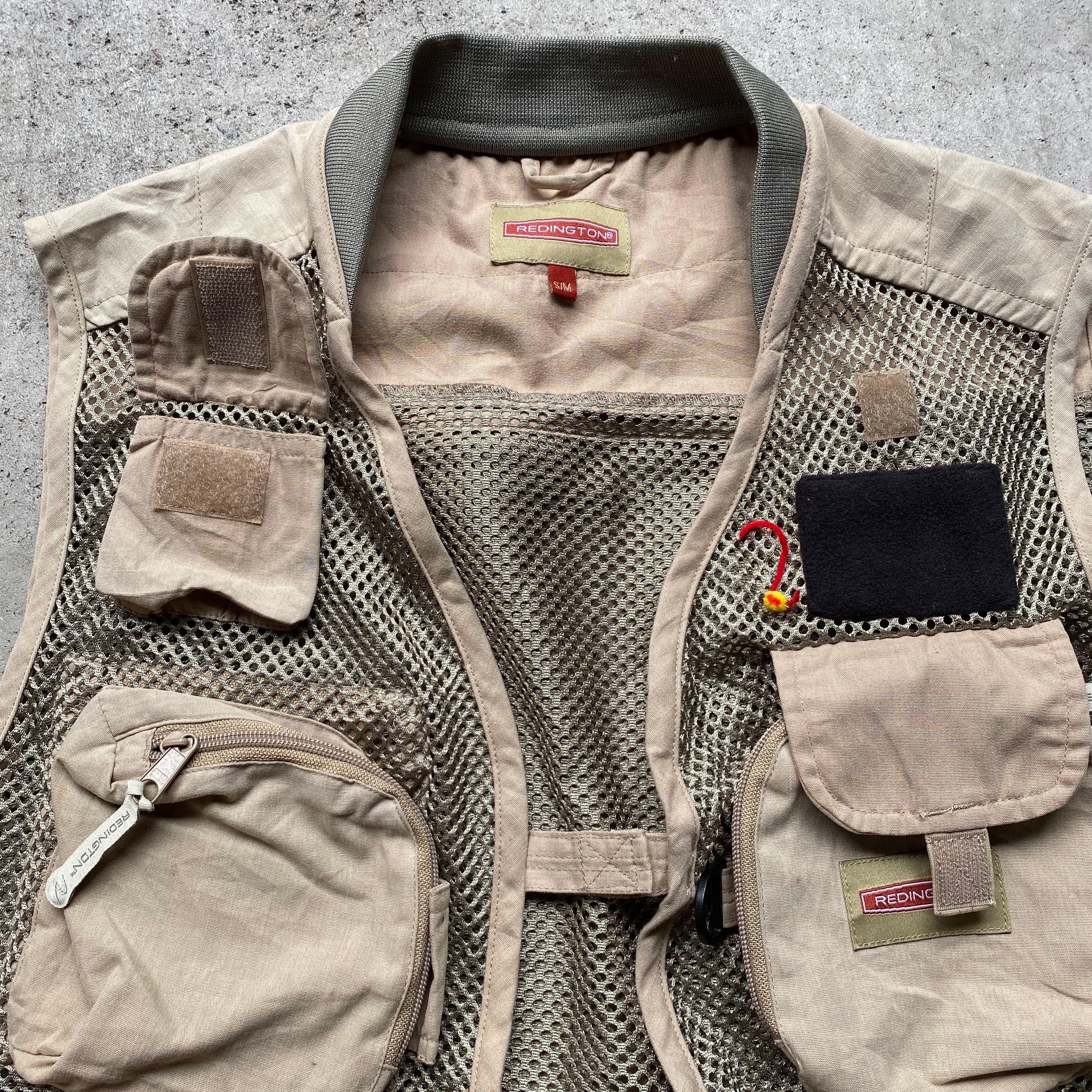 REDINGTON メッシュ フィッシングベスト アウトドア ベージュ