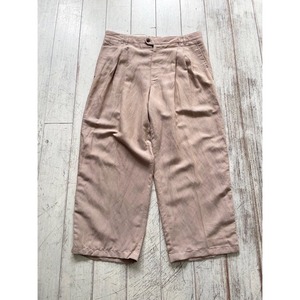 -KONEN- 3tuck linen mix wide pants