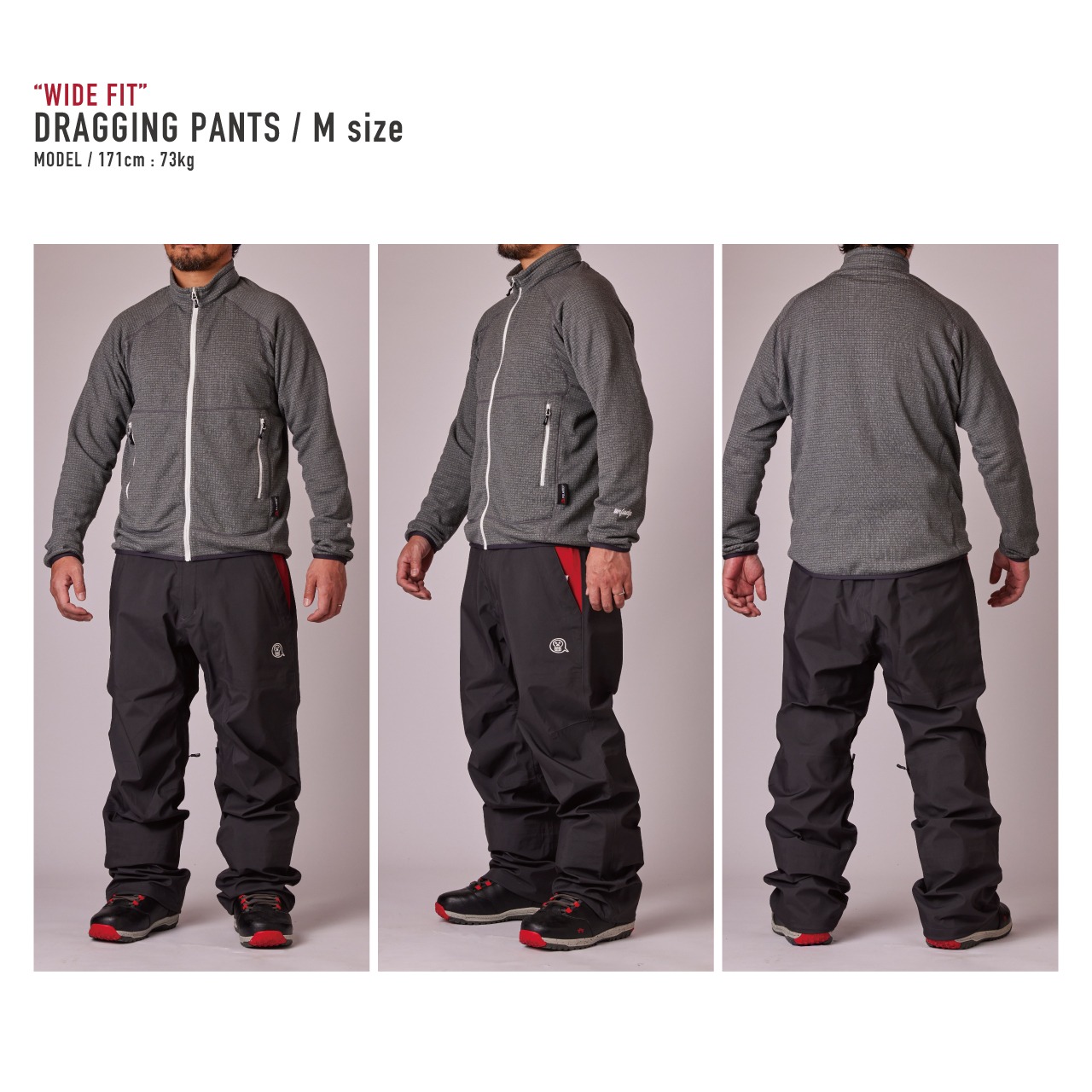 unfudge snow wear 『 DRAGGING PANTS 』 24-25 スノーボード ウェア 
