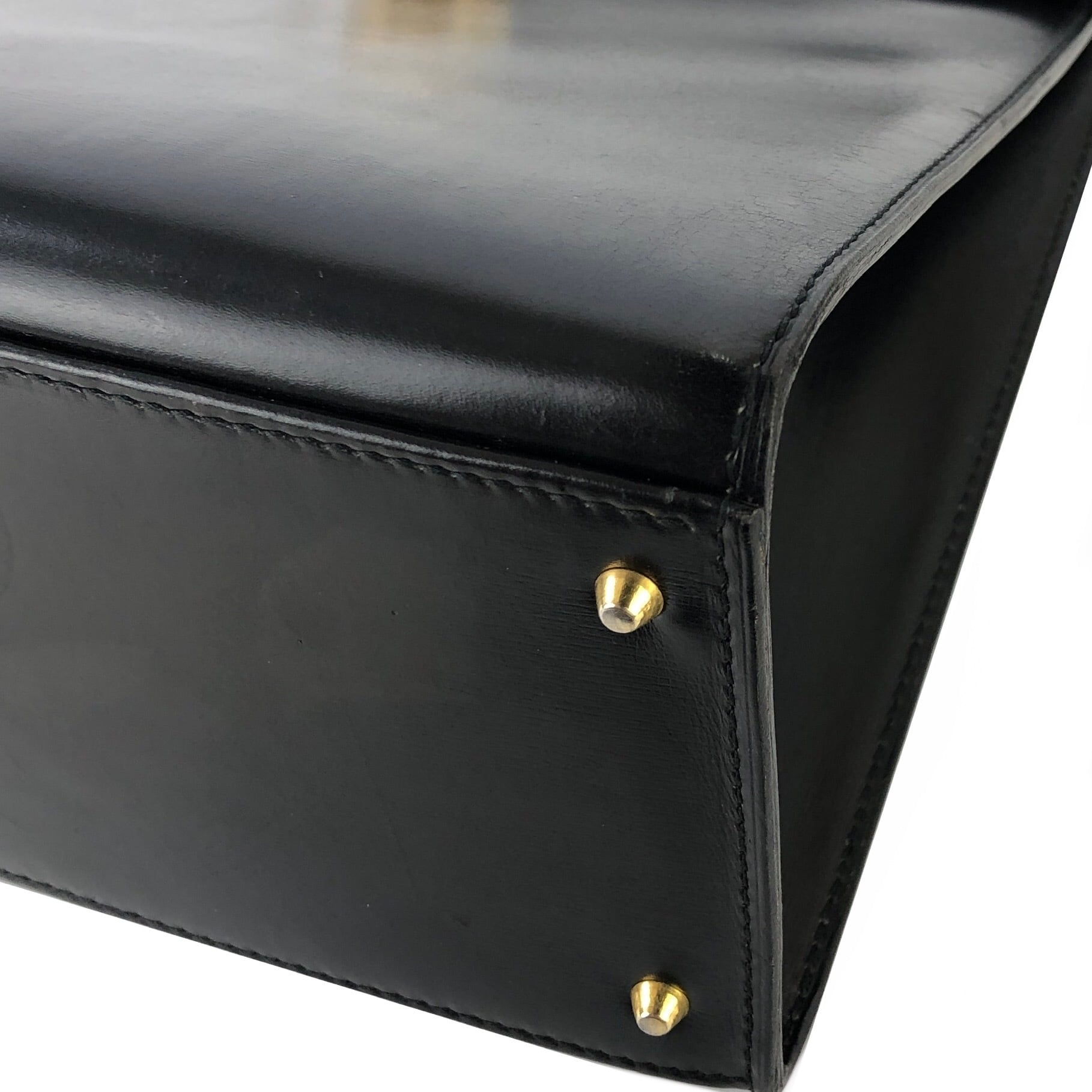 CELINE セリーヌ マンテル チェーン レザー トップハンドル