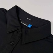 J.LINDEBERG ジェイリンドバーグ ロゴ刺繍 ドライ メッシュ 半袖 ポロシャツ サイズ M /メンズ/ブラック/ゴルフ