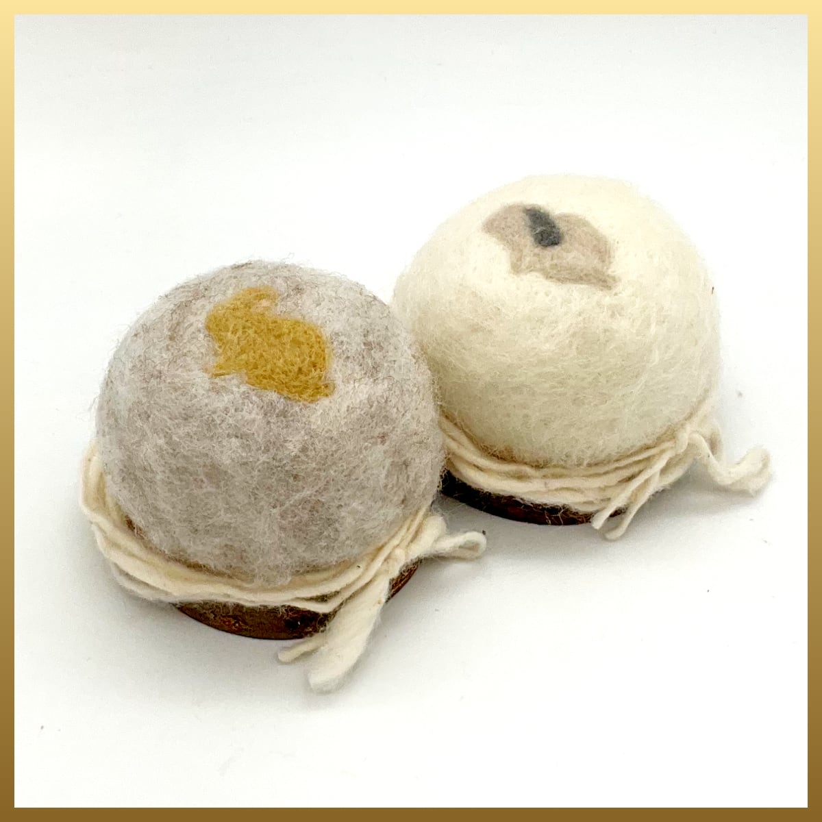 Loco's Felt おひげ刺し うさぎ