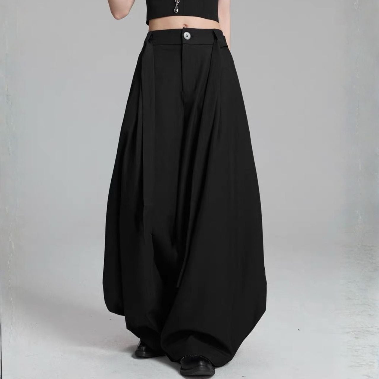 ボリュームコクーンワイドパンツ 0655