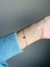 Mini letter bracelet