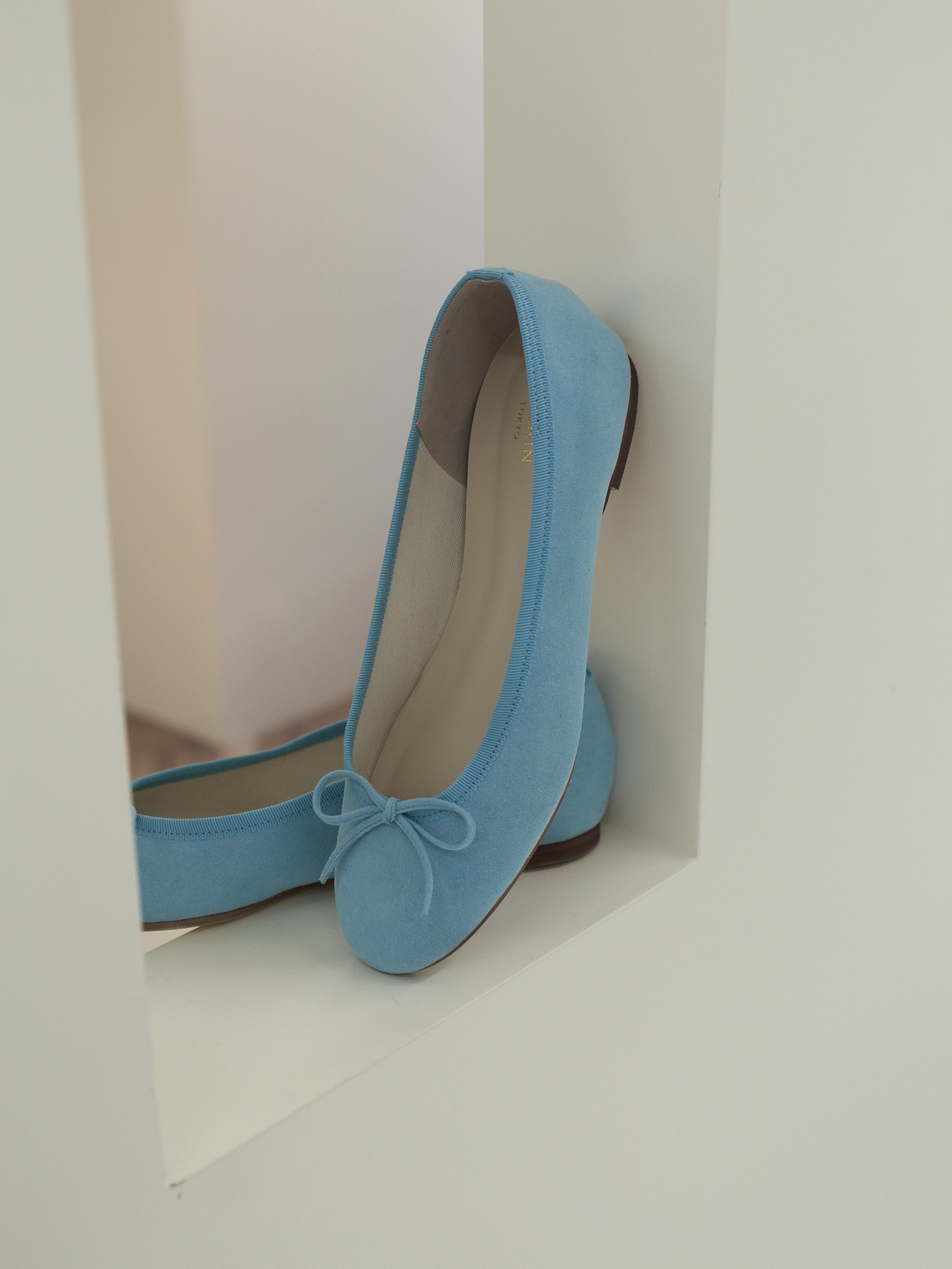 【Naoko Sawada collaboration】flat ballet shoes（blue） | Katrin TOKYO