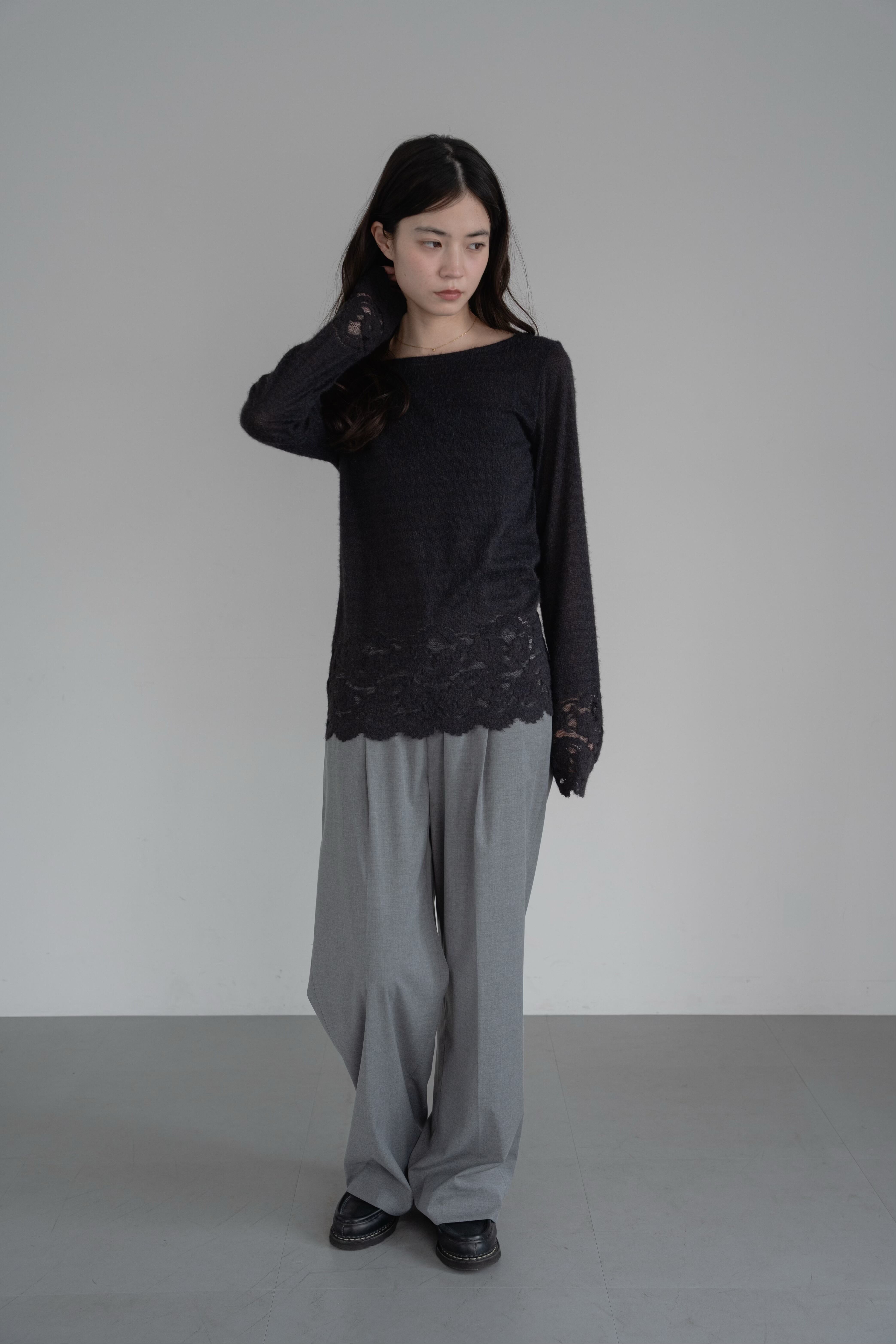 lace sheer knit | philme