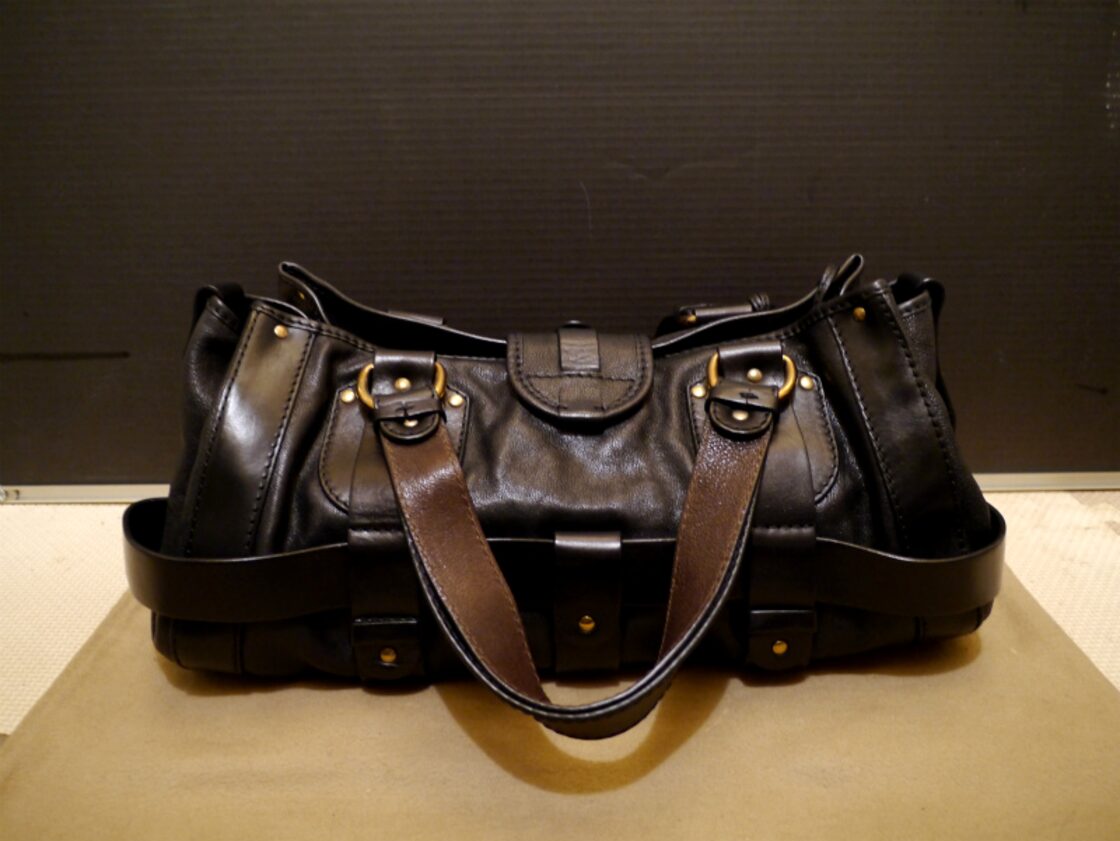 レア極美☆Chloe クロエ ケララ レザー トート ハンド バッグ 黒  