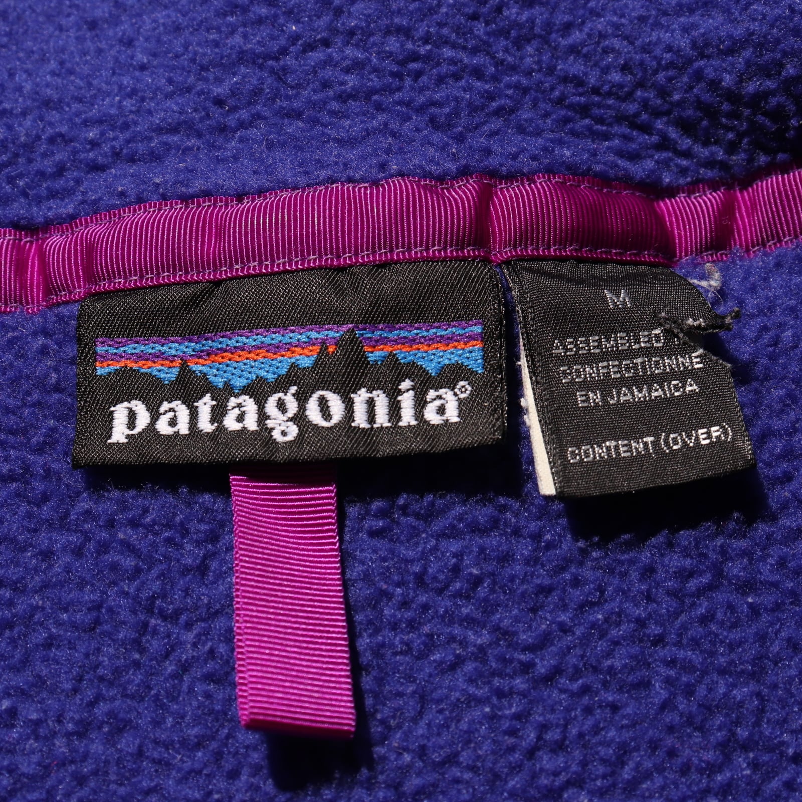 美品 M 雪無し 94年 紫 シンチラ スナップt Patagonia パタゴニア