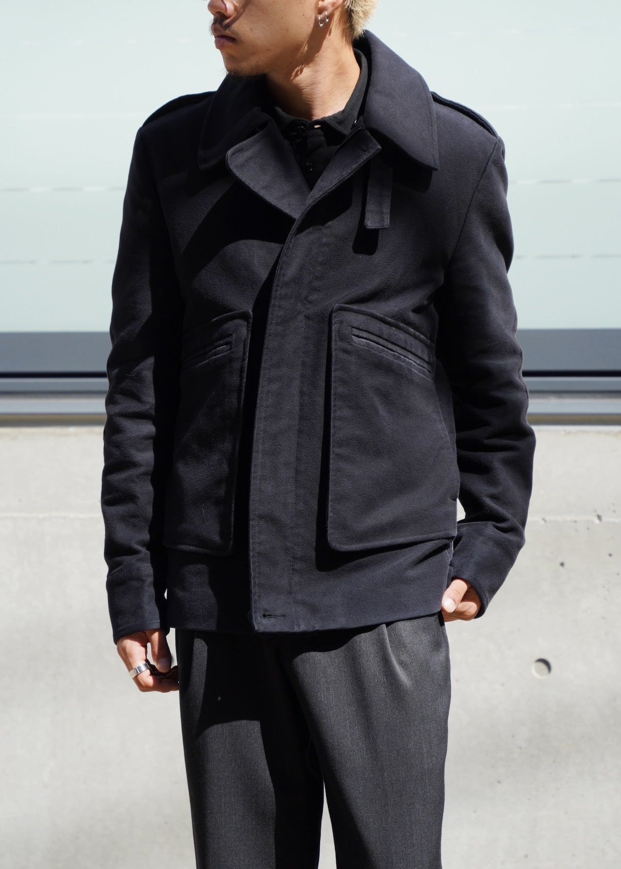 A.P.C. 04AW moleskin military blouson