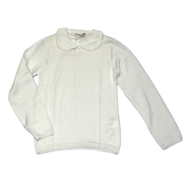 robe de chamble COMME des GARÇONS ニットポロシャツ ホワイト ローブ ド シャンブル コムデギャルソン