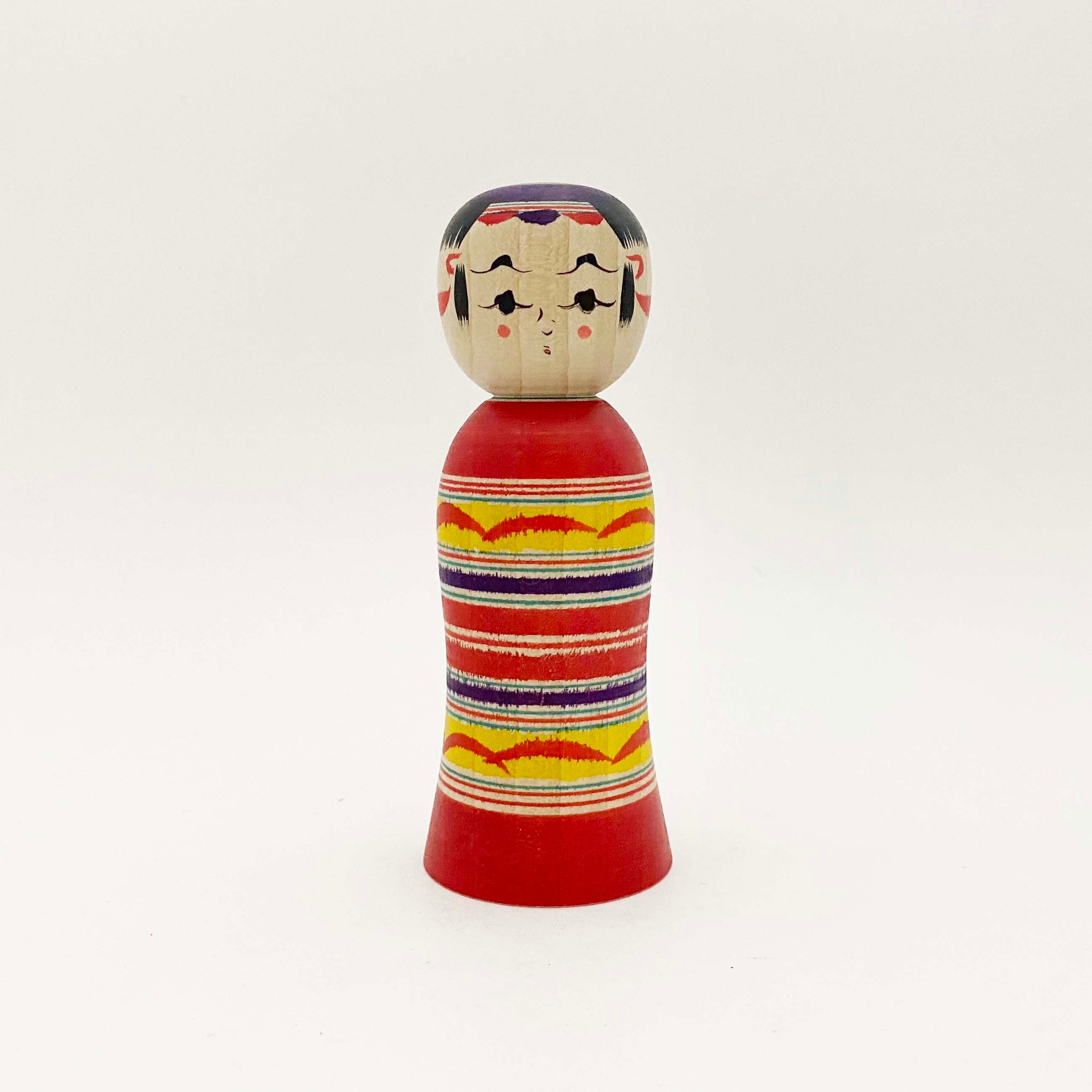 星 定良工人 こけし マトリョーシカ型