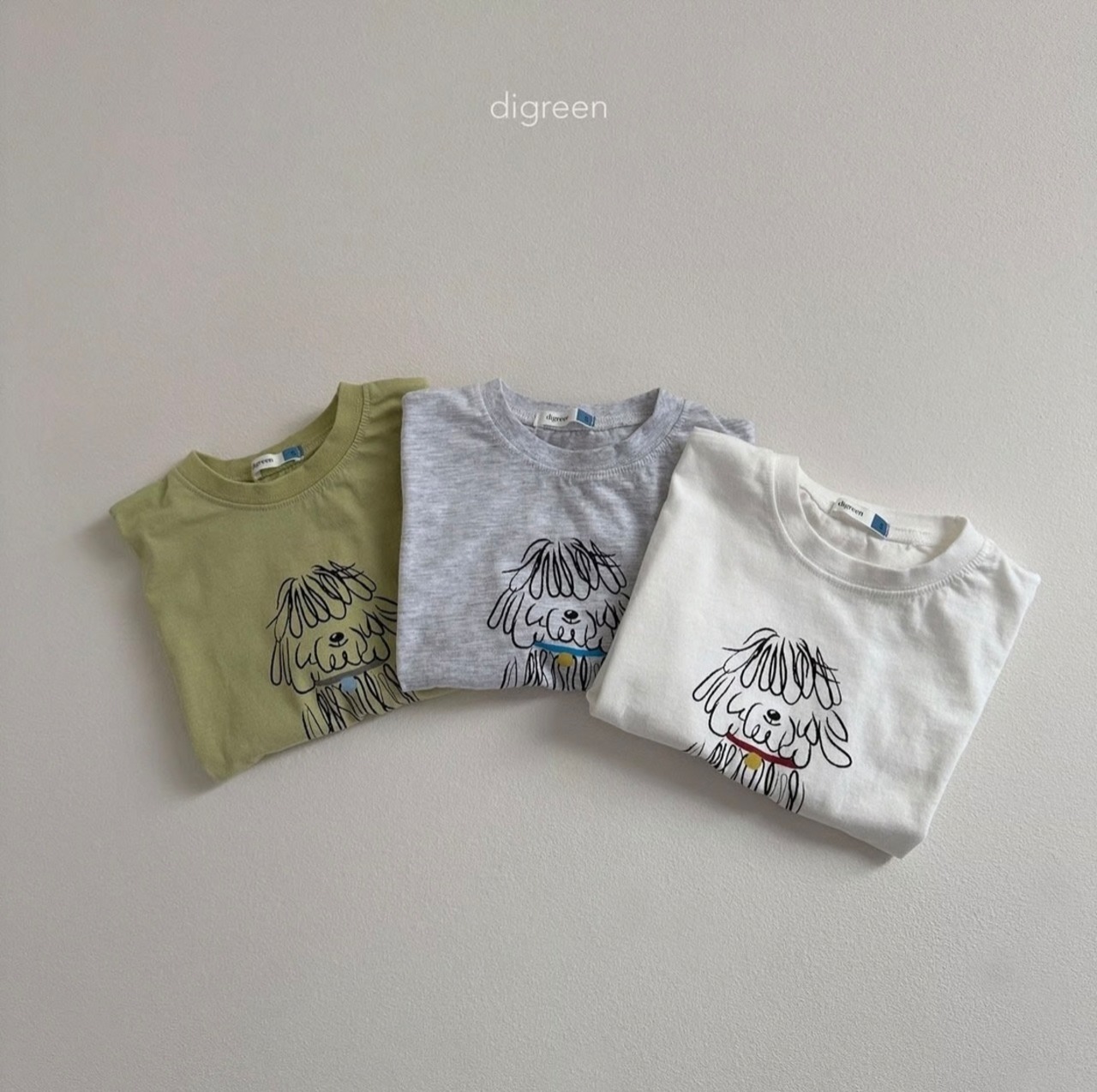【Digreen ディグリーン】BEST FRIEND Tシャツ 85~120cm ホワイト 240516 - 8