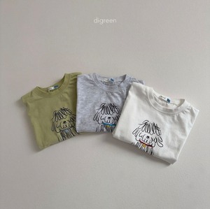 【Digreen ディグリーン】BEST FRIEND Tシャツ 85~120cm ホワイト 240516