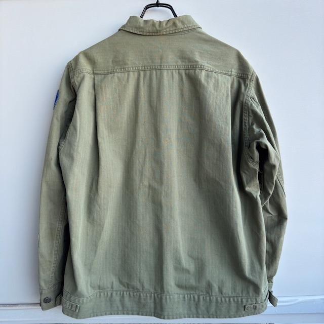 US Army M-41 HBT Shirt Jacket 46R 40s 画像14