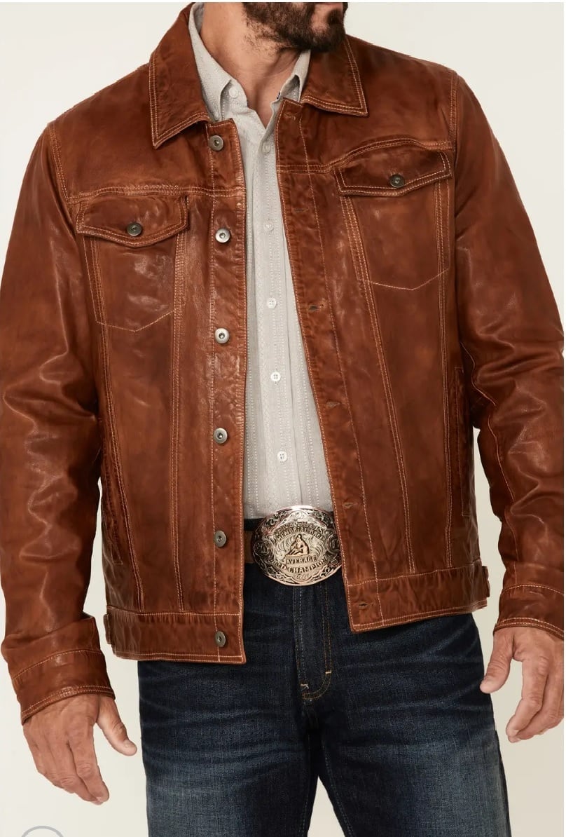 羊革・赤と黒パーティーレザーライダージャケット Sheep Leather Red