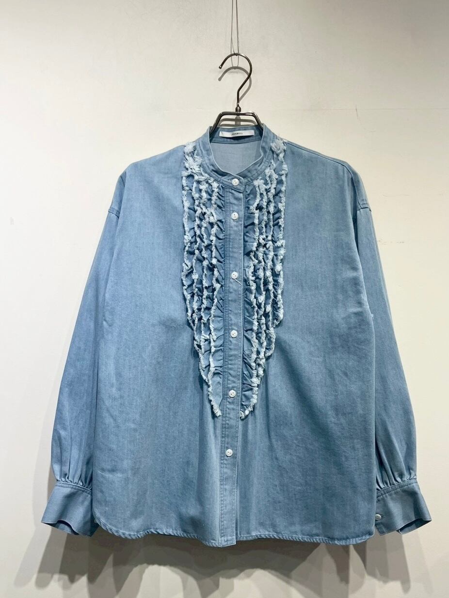 JOHNBULL デニムフリルシャツ