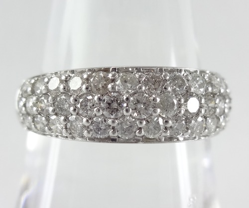 【SOLD OUT】1.00ct ダイヤモンド ハーフエタニティリング プラチナ ~1.00ct Diamond Half Eternity Ring Platinum~