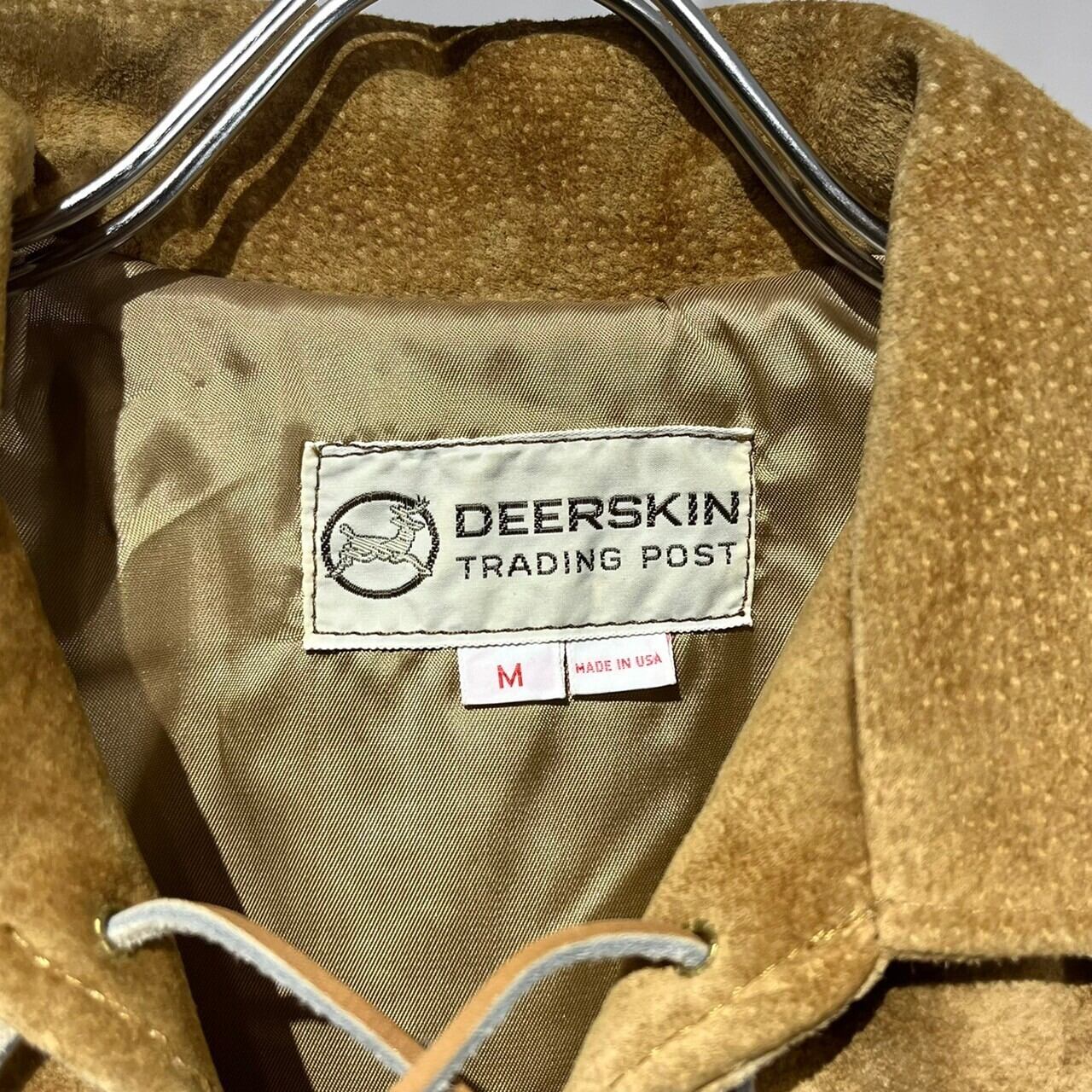 70~80s DEER SKIN Lace Up Pull Over | VOLAR