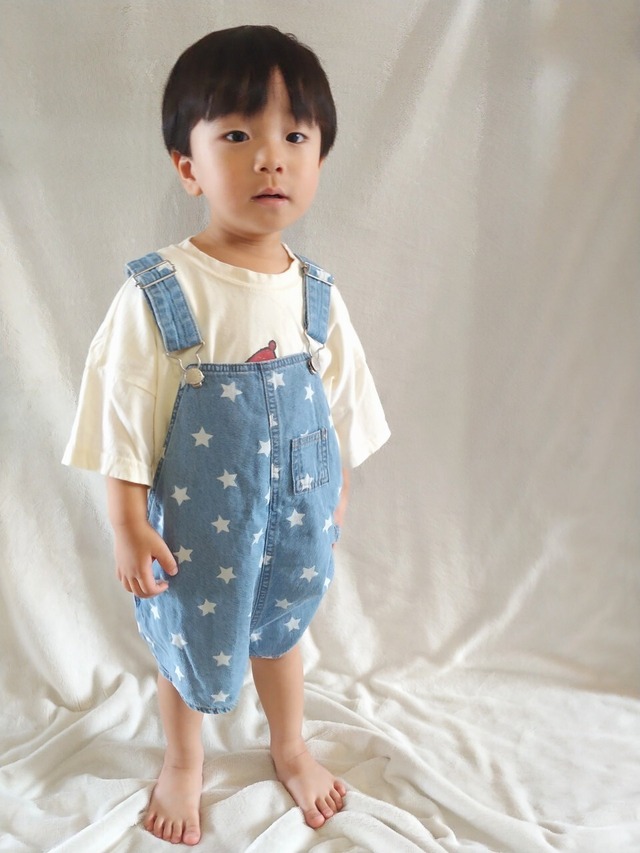 【即納Last①】jejeunosity / Berry short overall ❴STAR❵