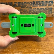 M&M's クリスマス・トレイン・トッパー サーカストレイン 列車 機関車 レッド ミールトイ エムアンドエムズ MU-297