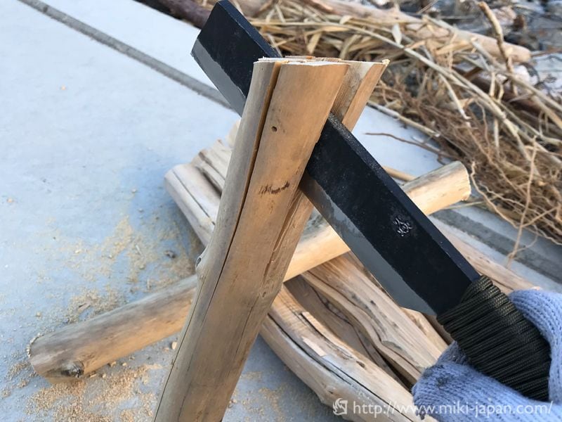 みきかじや村】TS253 みきかじや村 Raccoon 鉈両刃 黒打 180 パラ