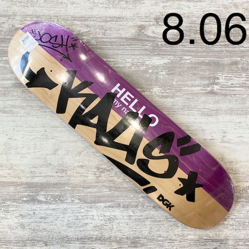 【DGK】HELLO MY NAME IS / JOSH KALLIS /8.06inch