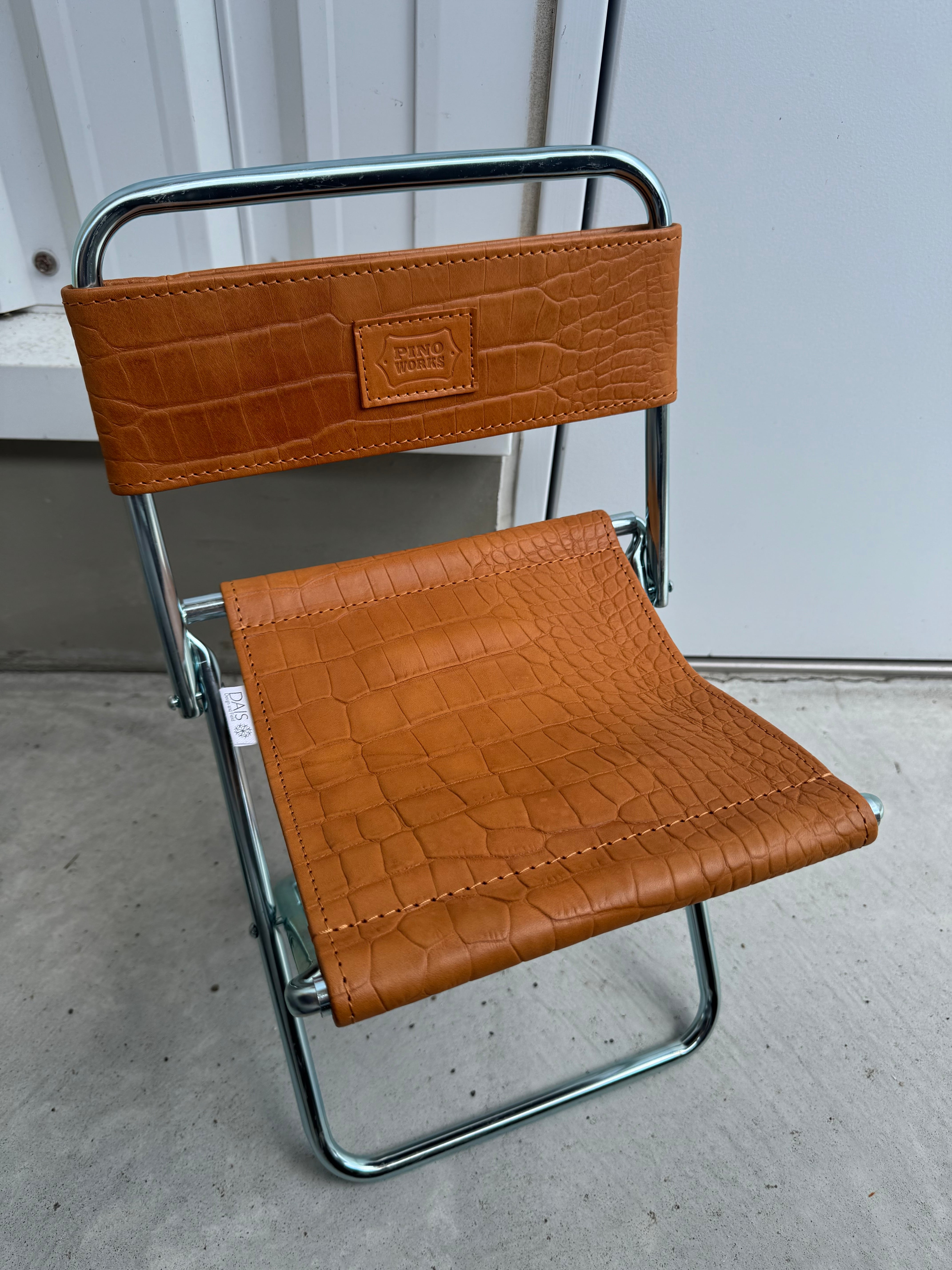 DAIS PINOWORKS ピクニックスツール レザー DAIS×PW PICNIC LEATHER STOOL | OLIVE OUTDOOR EQUIPMENT