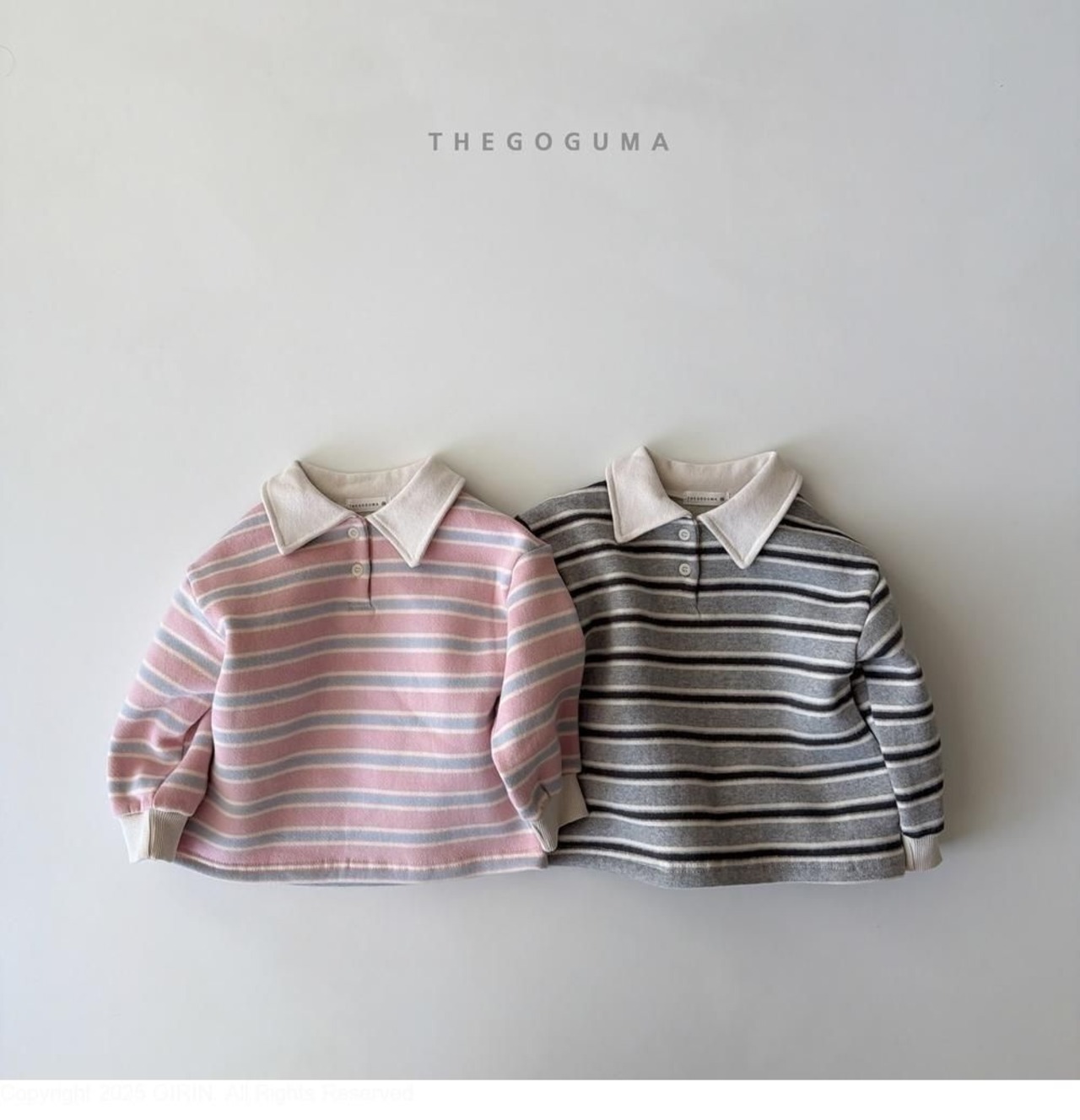 ザゴグマ / THE GOGUMA / わたあめ裏起毛襟付きT / 韓国子供服 / ジュニア / 26winter〖取寄〗*JS~JL*