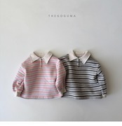 ザゴグマ / THE GOGUMA / わたあめ裏起毛襟付きT / 韓国子供服 / ジュニア / 26winter〖取寄〗*JS~JL*