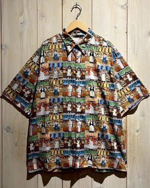 【a.k.a.C.a.k.a vintage】"Reyn Spooner" "Guy Buffet" Vintage Loose S/S Shirt