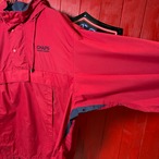 90s CHAPS RALPH LAUREN ナイロンアノラックパーカー 赤フェード チャップス