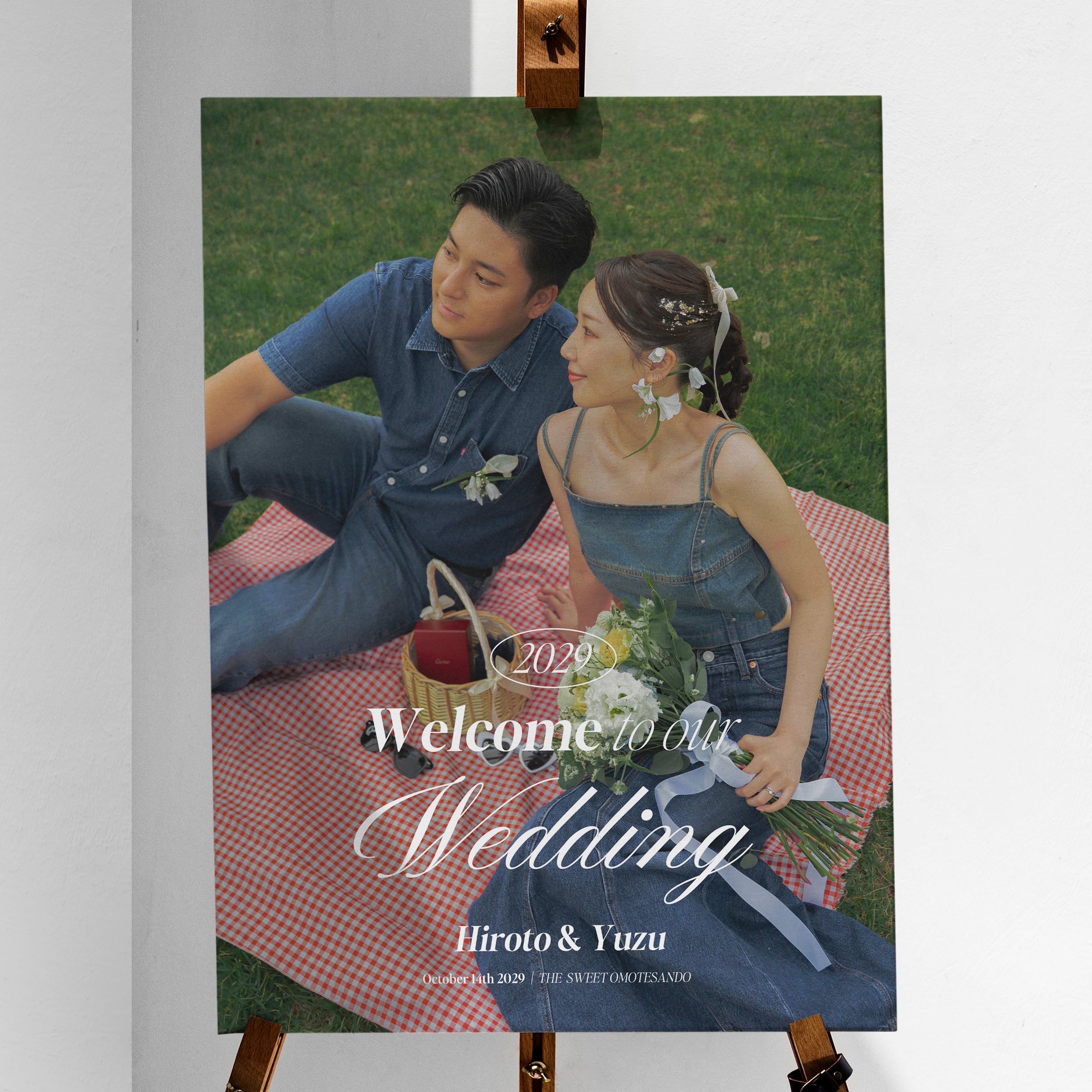 写真ウェルカムボード フォントmix【最安値!】結婚式 ウェディング
