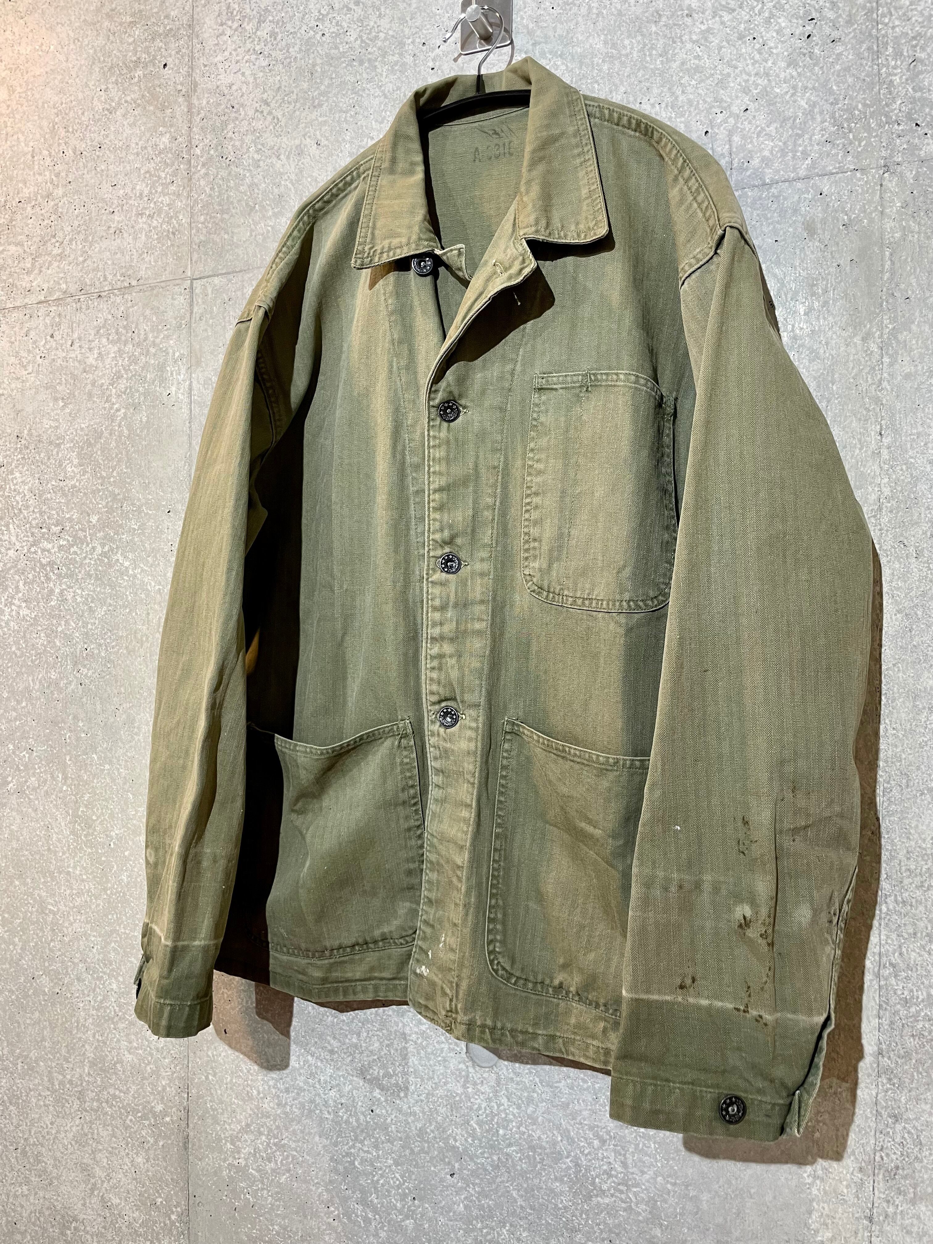 【Sale】40s U.S.NAVY N-3 HBT Jacket 米軍WWⅡ