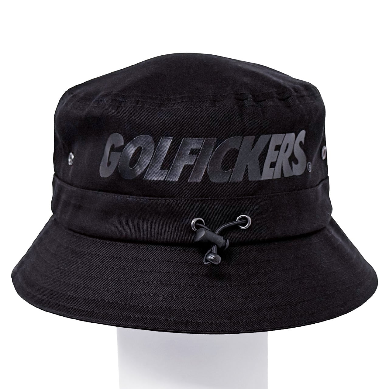 Golfickers Bucket Hat 2025 - ブラック HOLE 592] Bucket Hat 2025 -Black- | Golfickers
