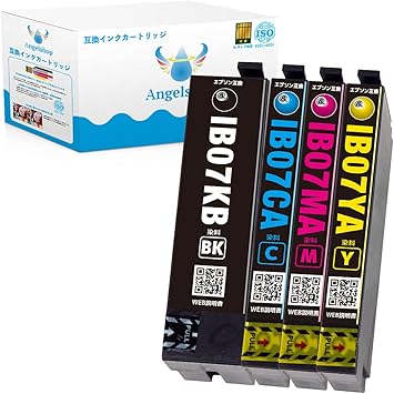 EPSON IC50 インクカートリッジ 4色セット Angelshop】 IB07 (KB