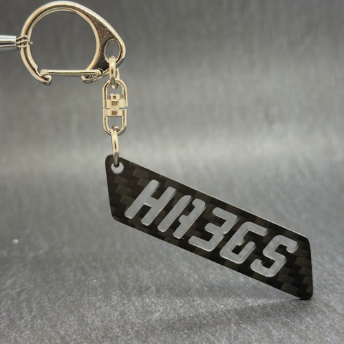 ドライカーボン 型式 キーホルダー  HA36S アルトワークス スズキ H06型