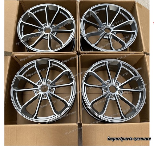 20インチ 新品プラチナシルバースタイルホイール ポルシェ 997.1 911ターボS -BRN-12235 鍛造 ★